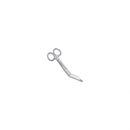 4.5 or 5.5 inch Lister Silver Bandage Scissors with Pocket Clip