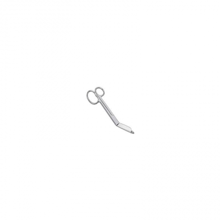 Large 7.5 inch bandage scissors in silver.