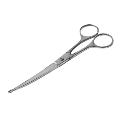 Bent Marking Scissors With Lense