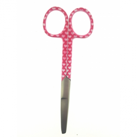 Pink & White Heart Design Nursing Scissors