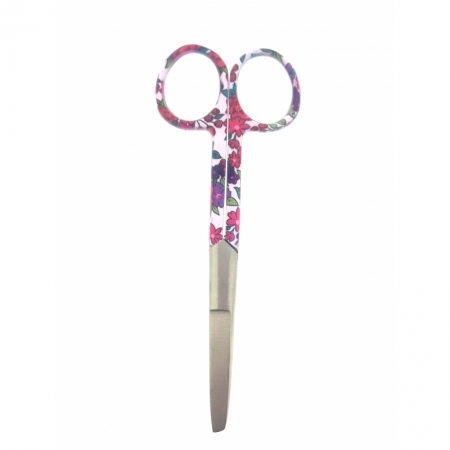 Red & Purple Flower Design Nursing Scissors